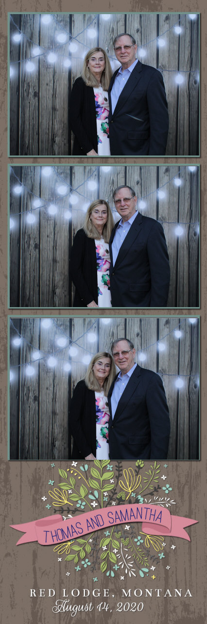 Sammy and Thomas Wedding | View more photos from the event at gallery.photoboothbillings.com/u/PhotoBoothBillings/Sammy-and-Thomas-Wedding